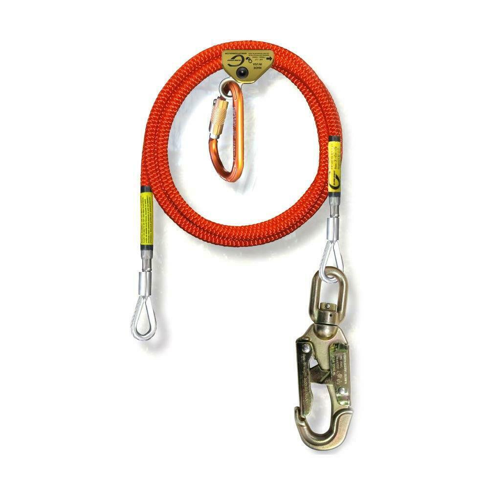 Spyder Steel Wire Core Lanyard 1/2" Flipline Kit
