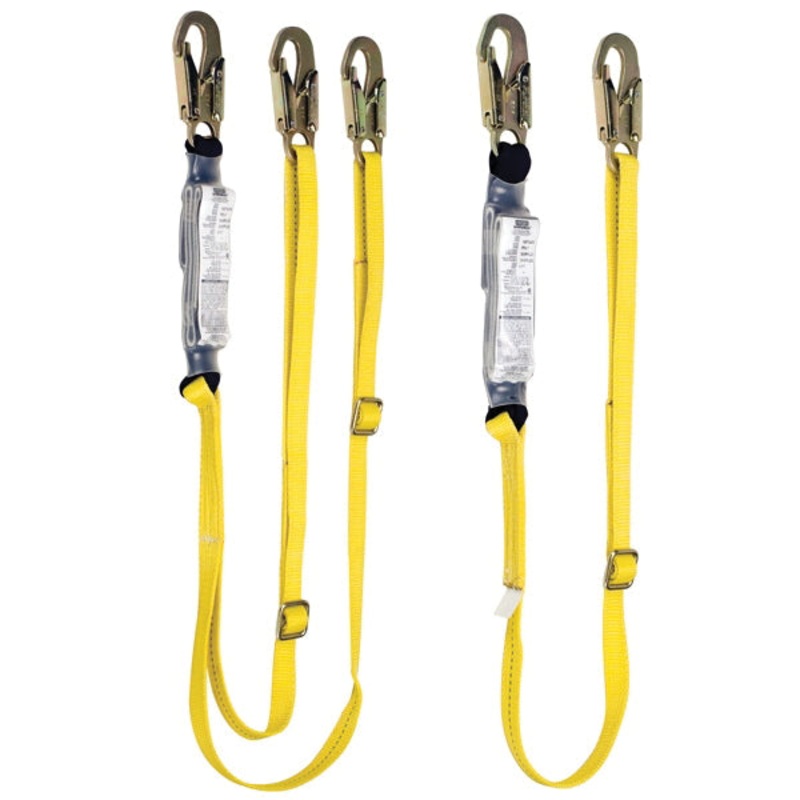 SAFETY WORKS 10096585 Shock Absorbing Lanyard, 600 lb Weight