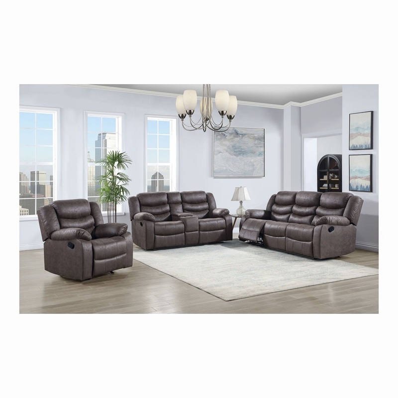SAMPSON 3PC RECLINING LEATHER SET - 310275 MSRP-2999.99 BJF250027