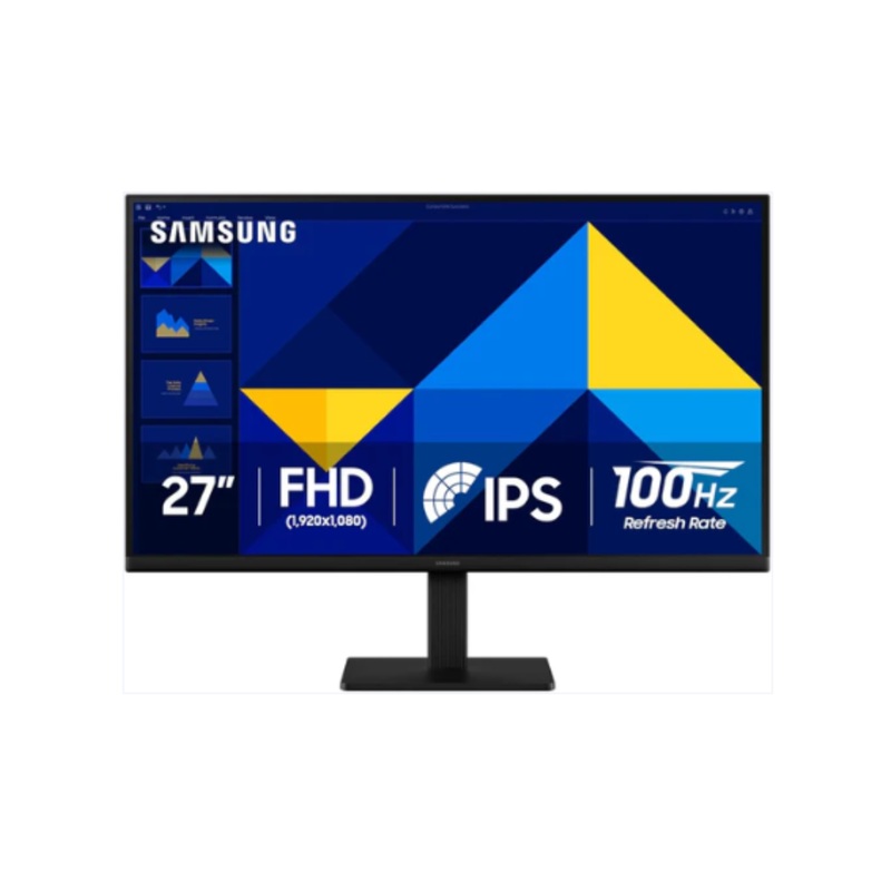 SAMSUNG 27" (S30GD) Essential Monitor with IPS Panel and Tilt Only Stand, 100Hz Refresh Rate, Ergonomic Design, Advanced Eye Care, Game Mode LS27D300GA-R