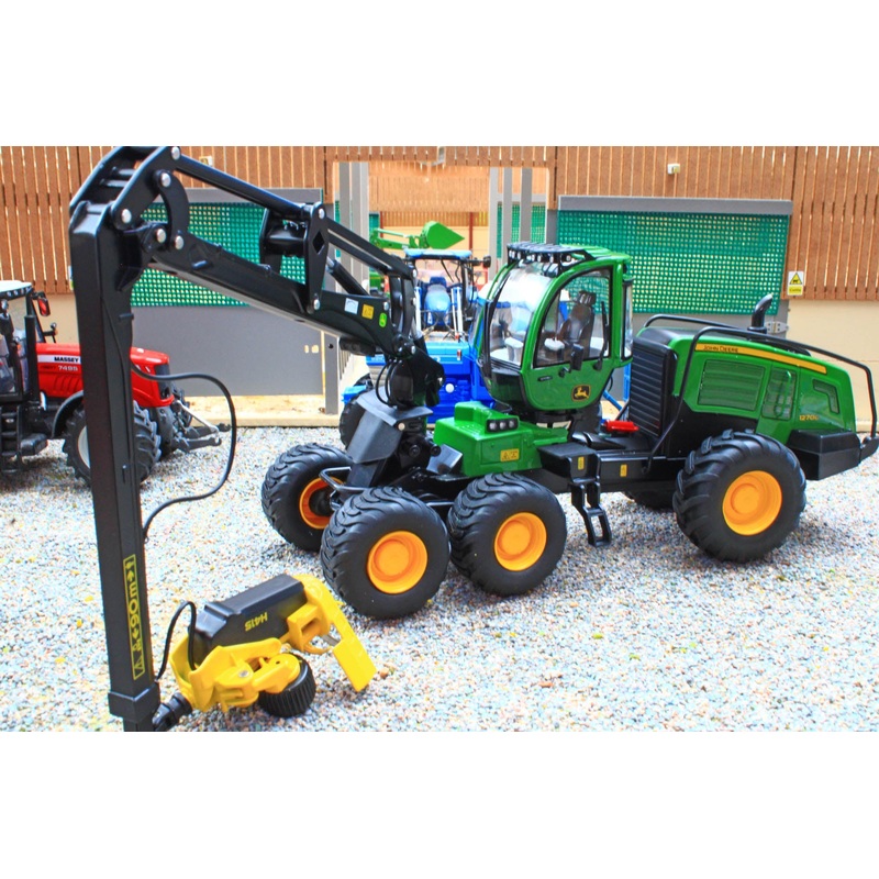 SCH07888 Schuco 1:32 Scale John Deere 1270 6W Log Harvester ** NOW IN! **