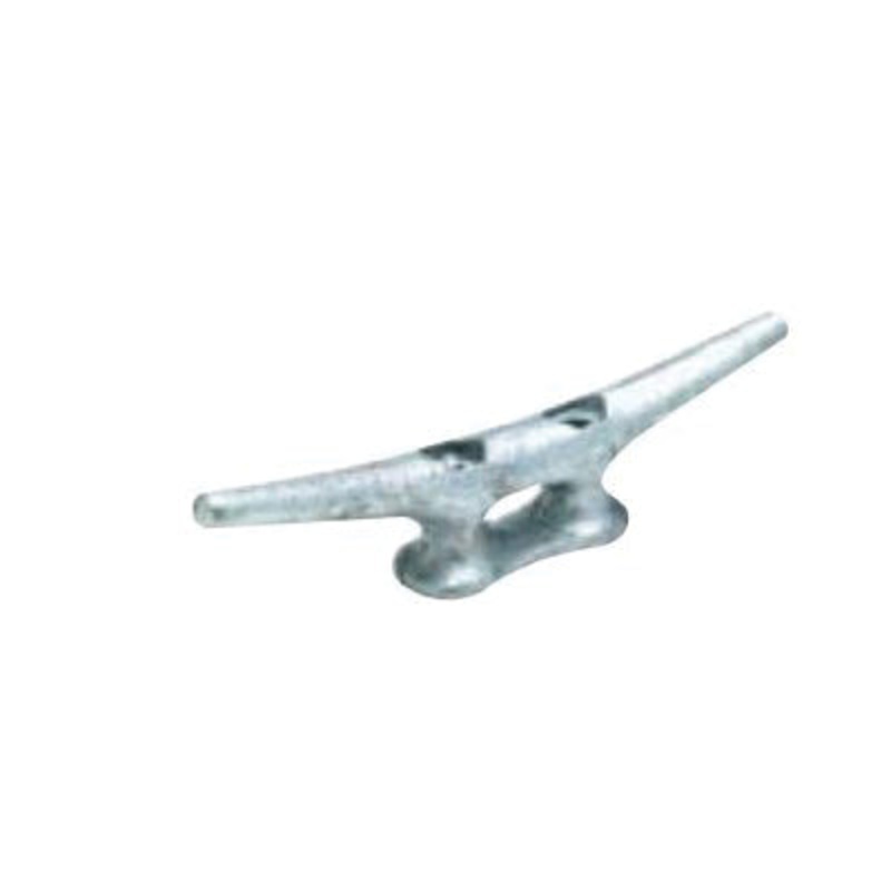 Seachoice 30600 Open Base Dock Cleat, 6 in L, Iron