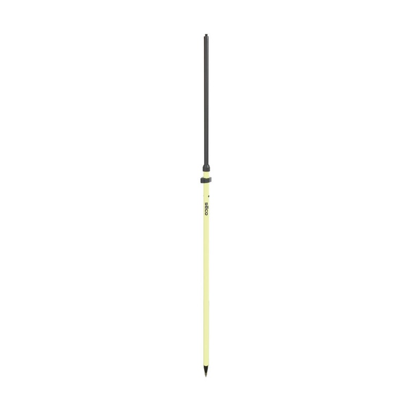 Seco 2m Snap-Lock Aluminum Rover Rod w/40-minute Vial (Fluorescent Yellow)