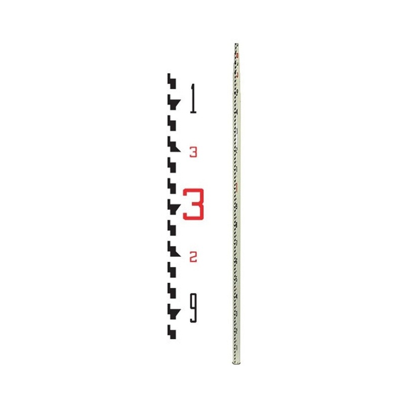 Seco Crain LR Standard Round Leveling Rod, Metric