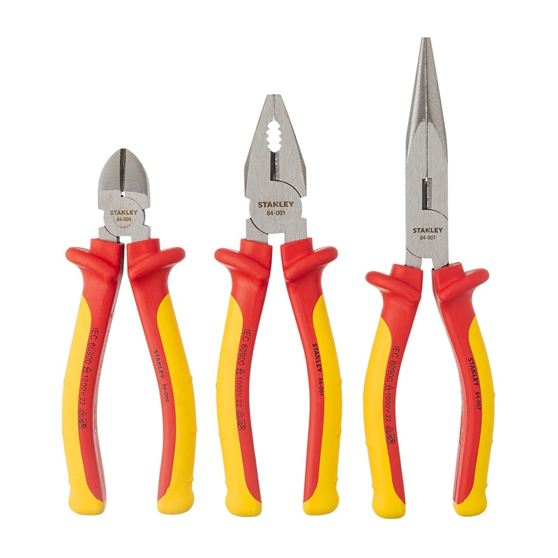 Set Electric’s Pliers 1000V 3PC Stanley