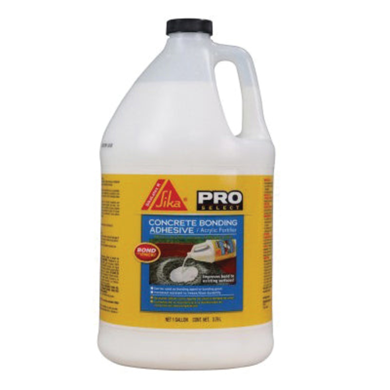Sika SikaLatex R 187782 Concrete Fortifier, Liquid, White, Ammonia, 1 gal
