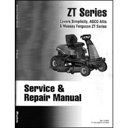 Simplicity ZT Series Repair Manual 500-2326