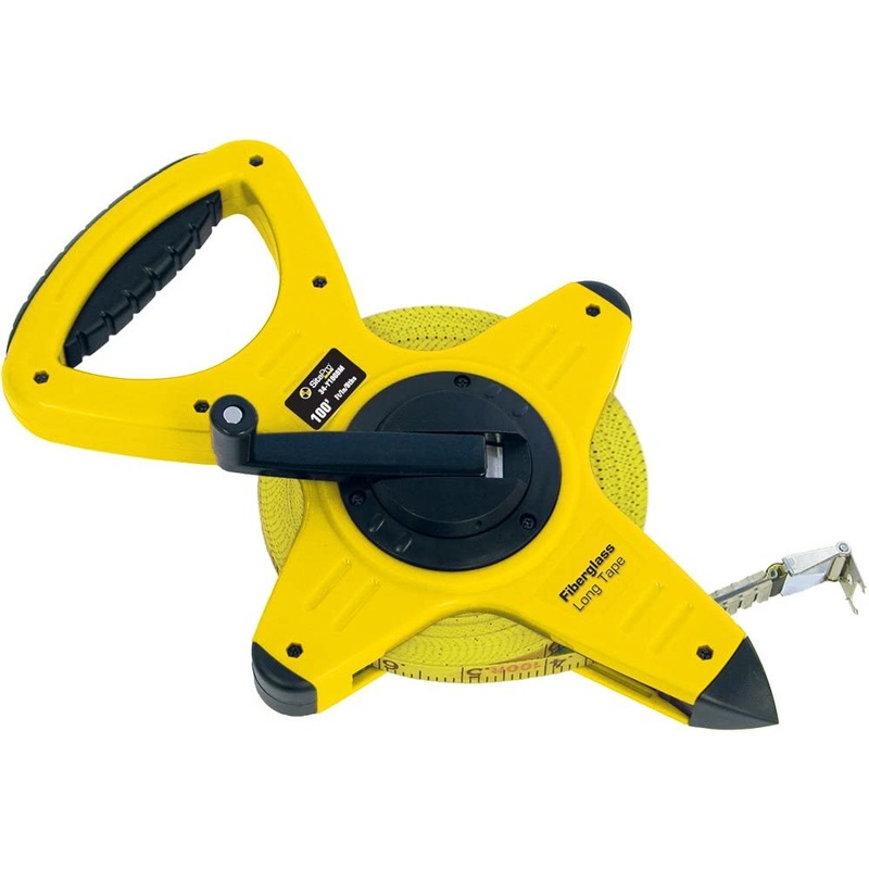 SitePro 100ft Dual-Sided Fiberglass Tape (Inches/Metric) | 34-Y1008M