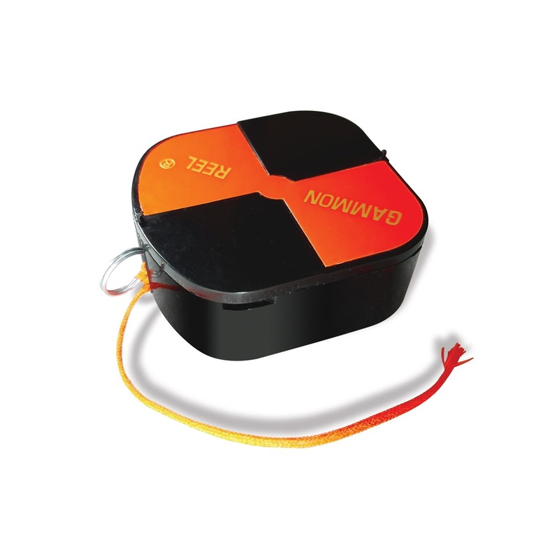 SitePro 12 ft Red Cord Gammon Reel w/Hi-Viz Target | 15-G012B