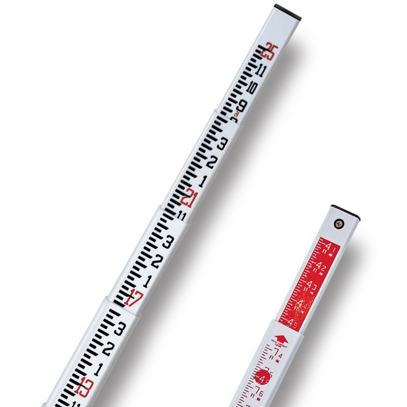 SitePro 25 ft Fiberglass Grade Rod w/Case (Inches Graduation) | 11-SPR25-C