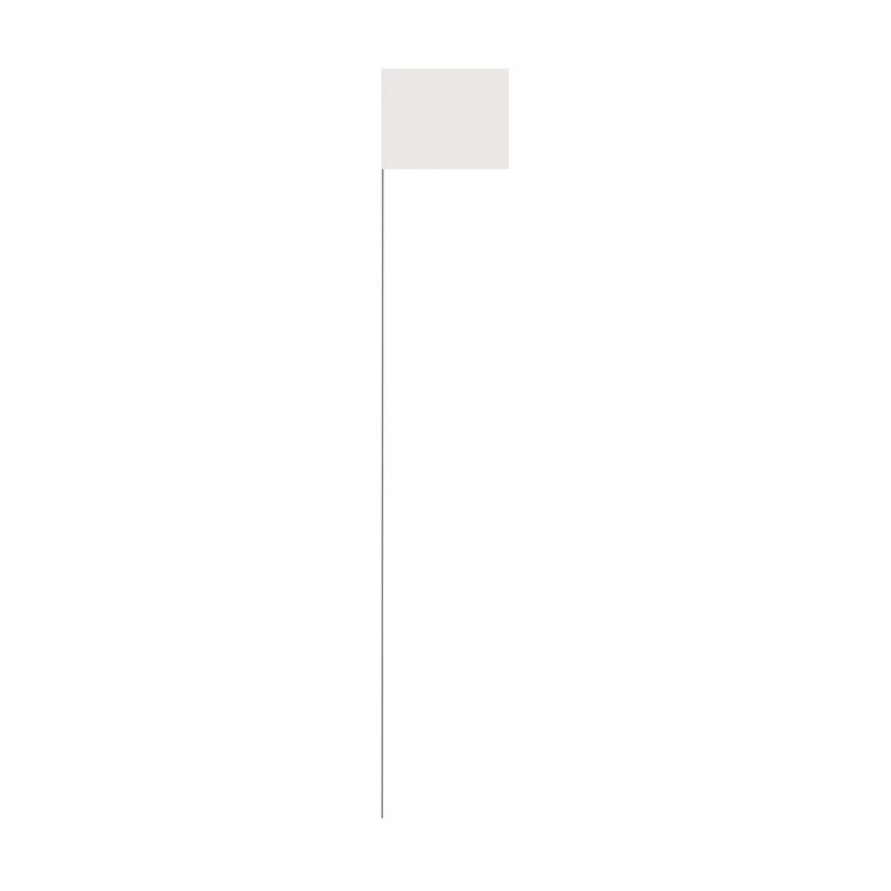 SitePro 4x5x30 inch White Stake Flagging (100 Flags) | 19-F4530-W