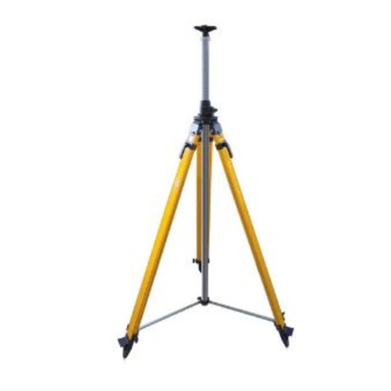 SitePro Fiberglass Heavy Duty Elevator Tripod w/Dual Clamp & Adjustable Center Column | 01-FGH30ELAZ-DCB