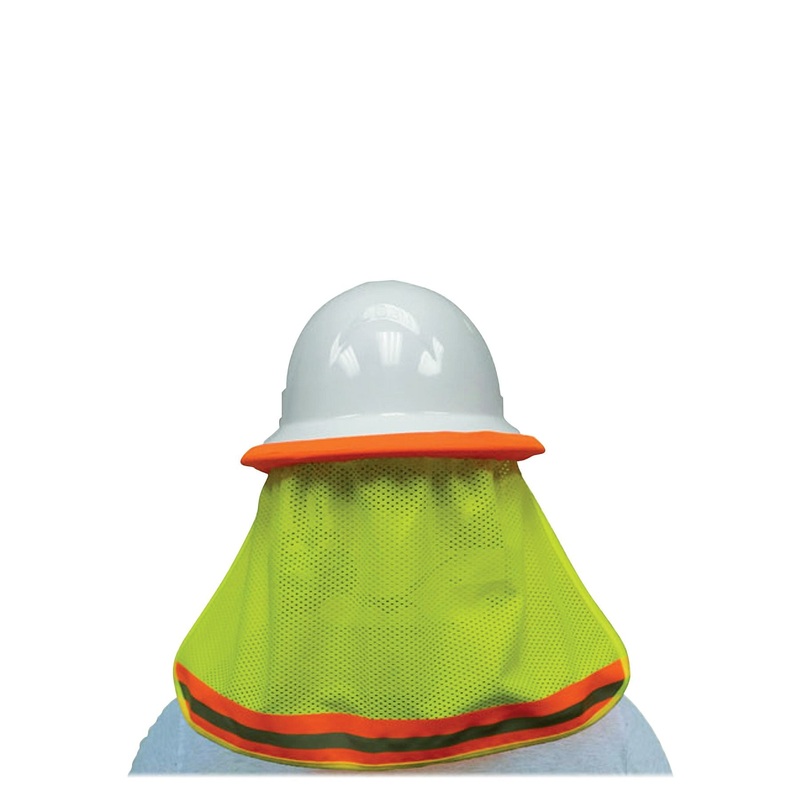 SitePro Flo-Lime Neck Shade for Hard Hats, Safety | 23-SNC5500