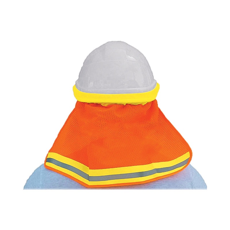 SitePro Neck Shade for Safety Hard Hats (Fluorescent Orange) | 23-SNC5600