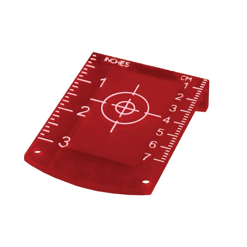 SitePro Red Magnetic Laser Target | 27-TARGET-R