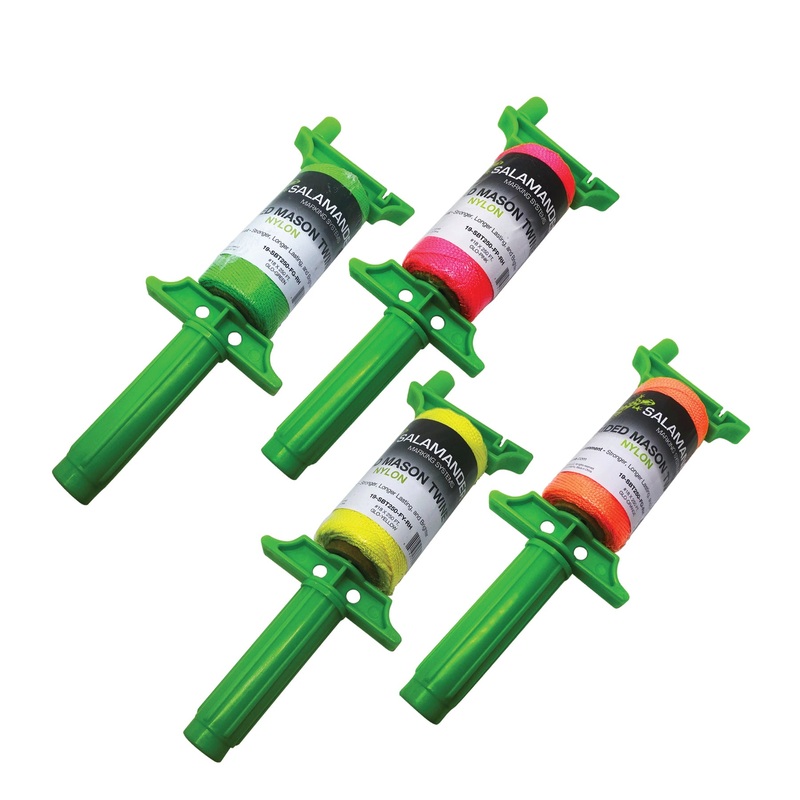 SitePro Salamander Braided Mason Twine with Reel, 250ft or 500ft