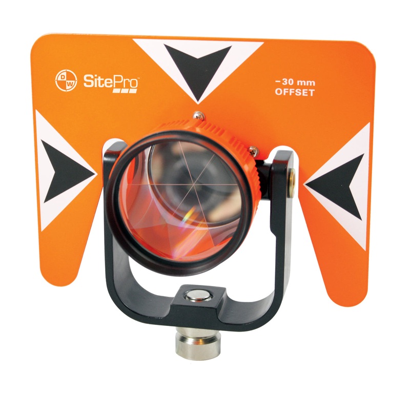 SitePro Single Tilt Prism Assembly w/Flo Lime Target | 03-1010-FC