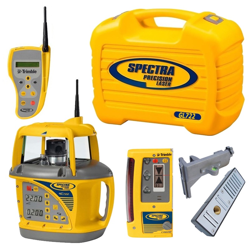 Spectra GL722 Dual Grade Laser w/ Remote Control & CR600 Receiver