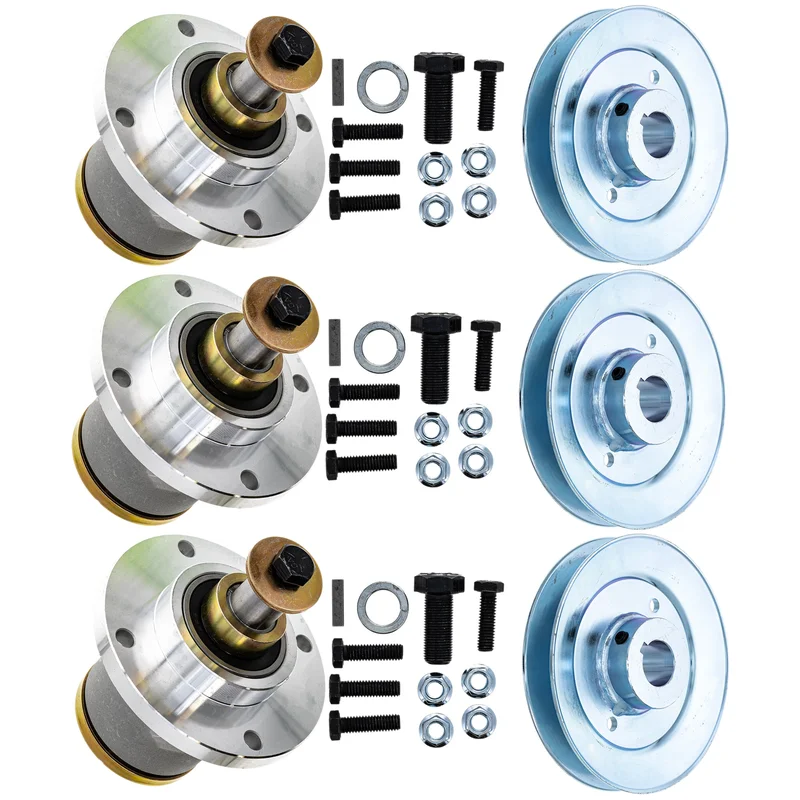 Spindle & Pulley Kit For | 3-PACK