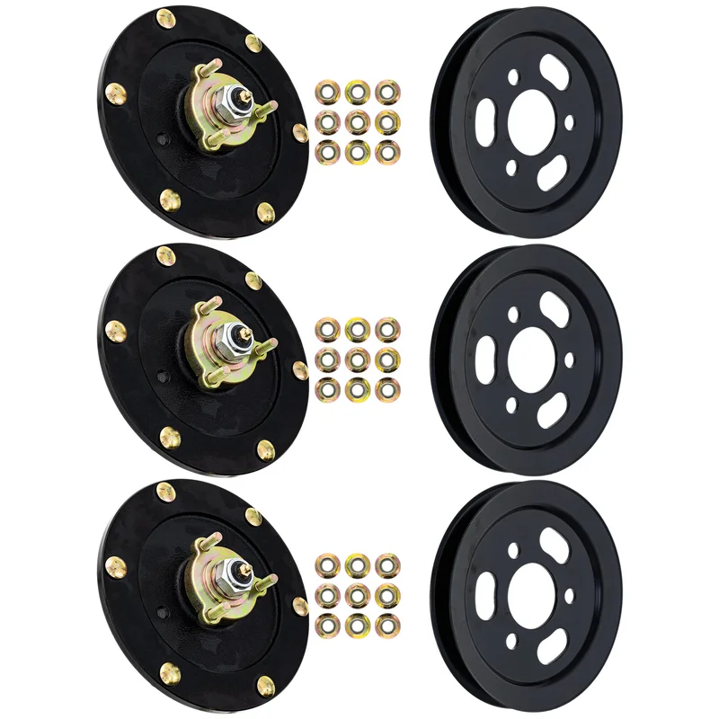 Spindle & Pulley Kit For Toro | 3-PACK