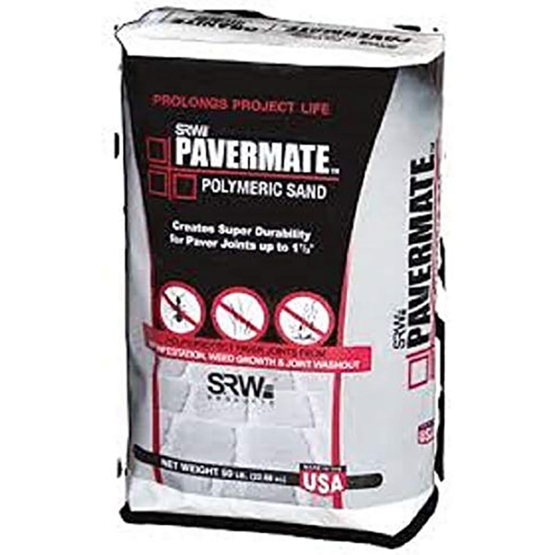 SRW Products Z3 Pavermate Polymeric Sand, 50-Pound Bag Paver Sand- Granite