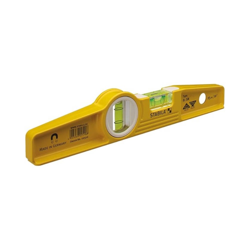 Stabile 10 inch Type 81SM Die cast Magnetic Torpedo Level | 25100