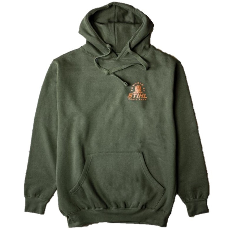 STIHL Powered By STIHL Green Mens Hoodie