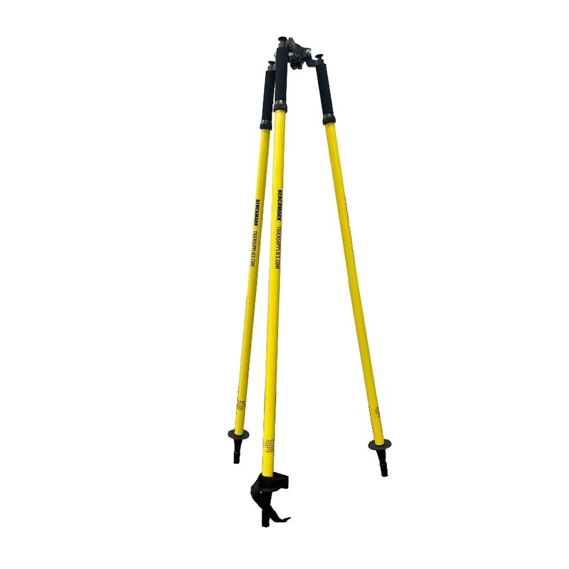 Tiger Supplies Aluminum Prism Pole Tripod Yellow