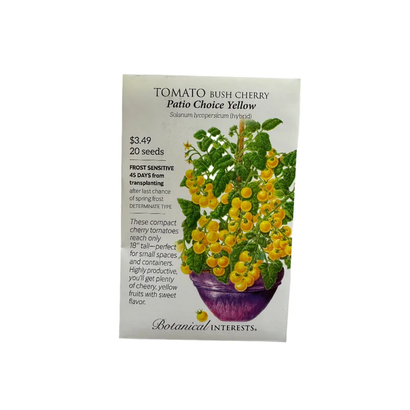 Tomato Cherry Patio Choice Yellow hybrid