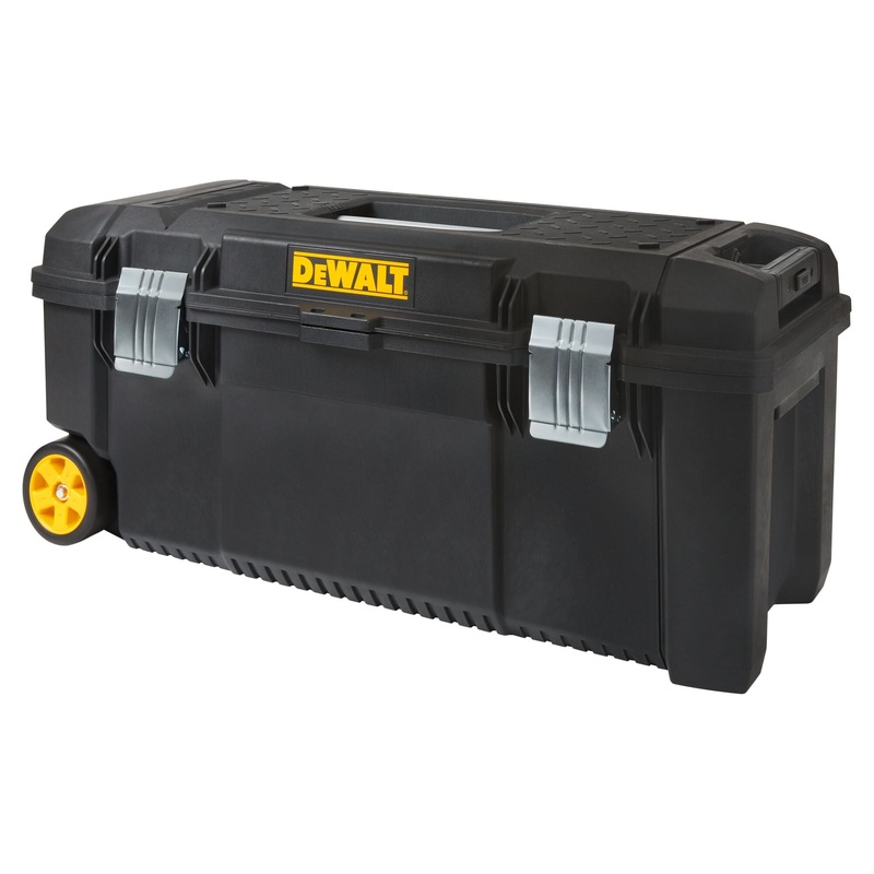 Tool Box On Wheels W/ Large Handle 28 Dewalt