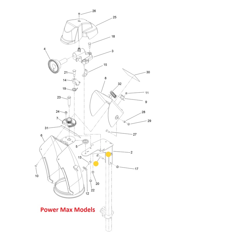 Toro OEM 120-9698 Carriage Bolt Fits Toro Select Recycler Walk behind Models – Select Power Clear, Powerlite, Power Max Models – Flex, E-Flex Flex-Force Models (1/4 x 1.75 – 20).