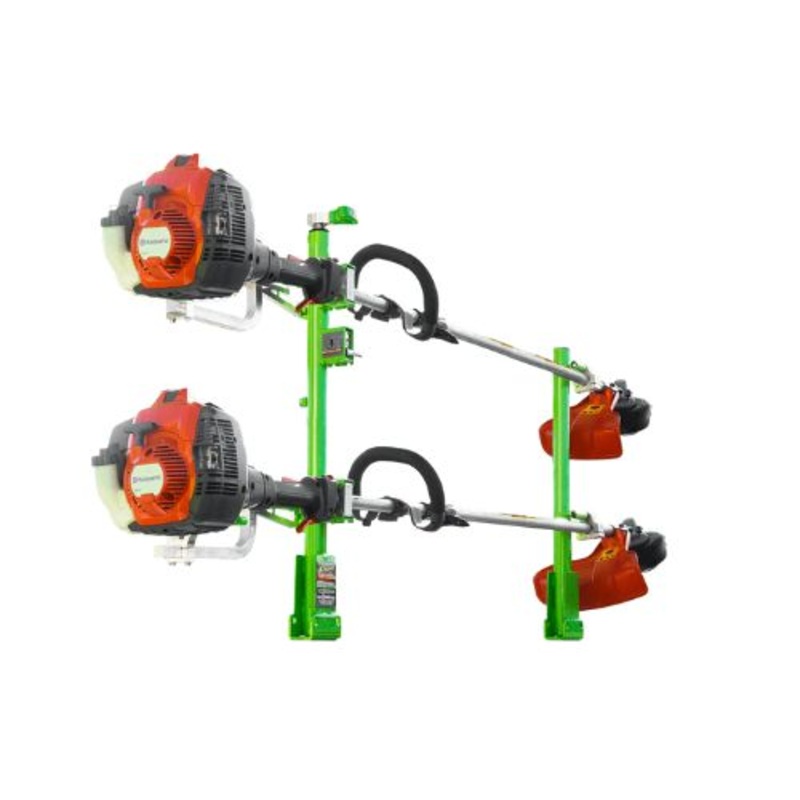 Trailer Racks Lockable 2-Position Trimmer Rack XA102-Yellow