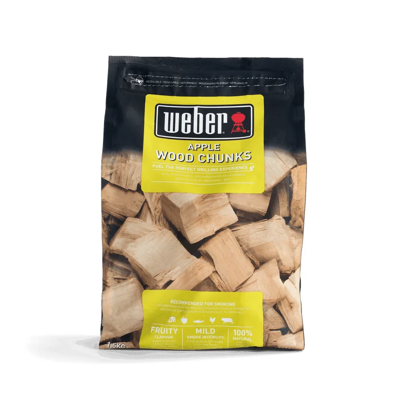 Weber APPLE WOOD CHUNKS – 1.5KG