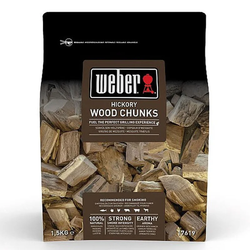 Weber HICKORY WOOD CHUNKS – 1.5KG