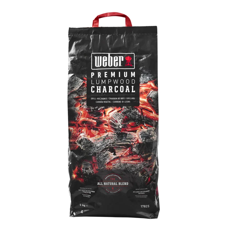 Weber PREMIUM LUMPWOOD CHARCOAL – 5KG