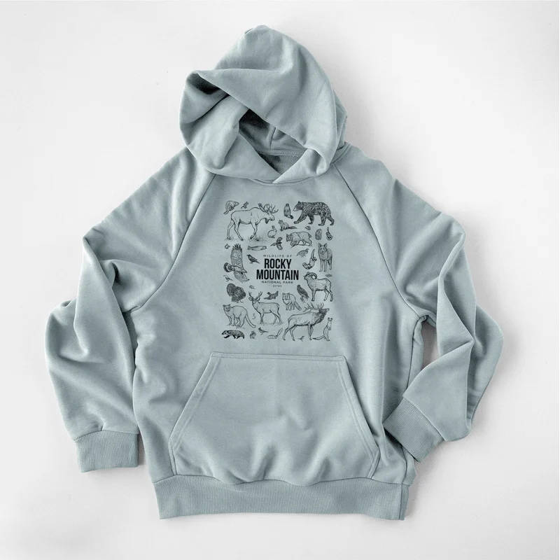 Wildlife of the Rocky Mountain National Park – UltraLuxe Heavyweight French Terry Hoodie