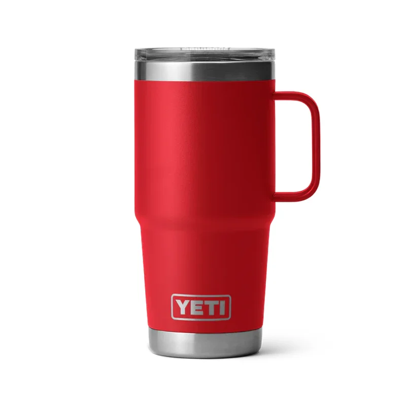 YETI RAMBLER 25 OZ TRAVEL MUG RESCUE RED