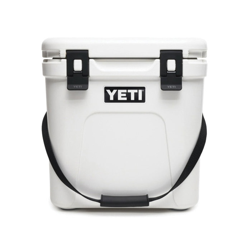 YETI Roadie 24 Series 10022020000 Hard Cooler, 26 lb Volume, 33 Can, White, 16-1/2 in L Exterior, 17-1/2 in W Exterior