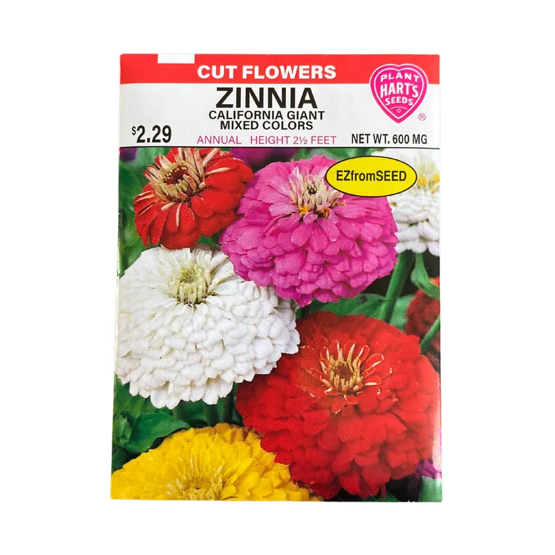 Zinnia California Giant Mix