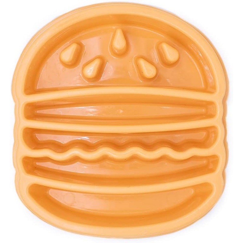 ZIPPYPAWS HAPPY BOWL SLOW FEEDER BURGER #073156